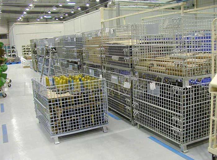 Could the steel wire containers used in high temperature environments?